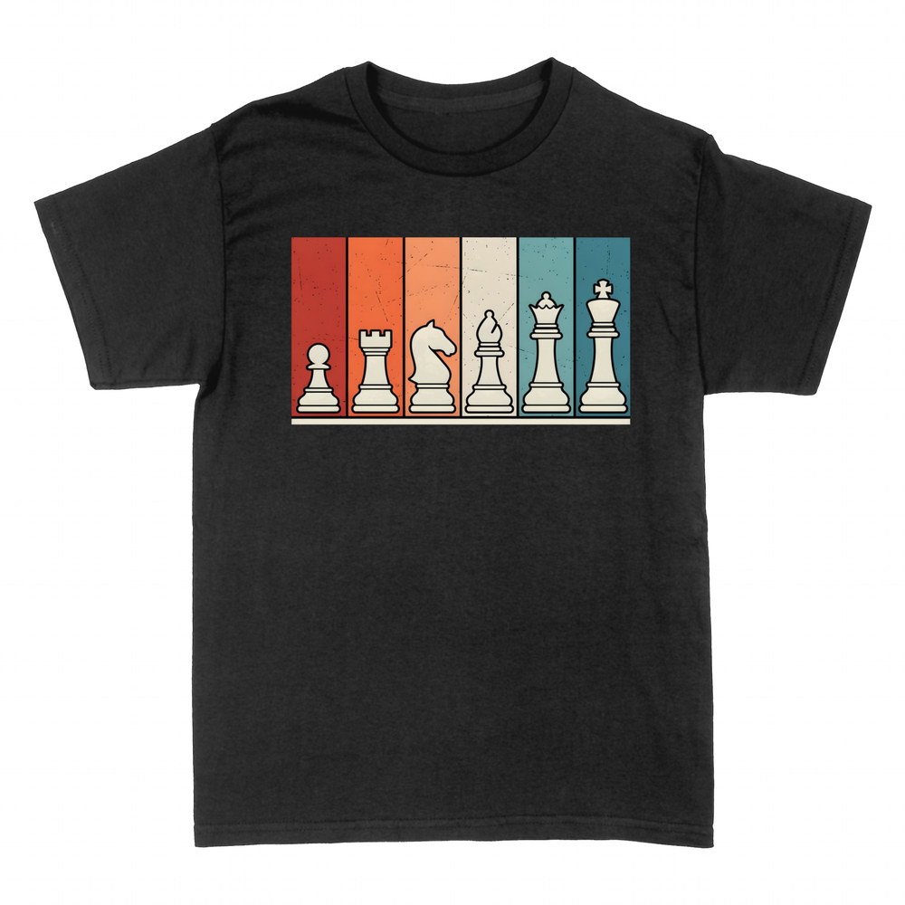 T-shirts: Pi&egrave;ces d'&eacute;checs r&eacute;tro en ligne