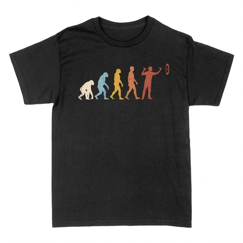T-shirts: &Eacute;volution du joueur de fl&eacute;chettes