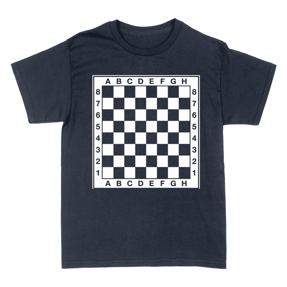 T-shirts: &Eacute;chiquier avec coordonn&eacute;es