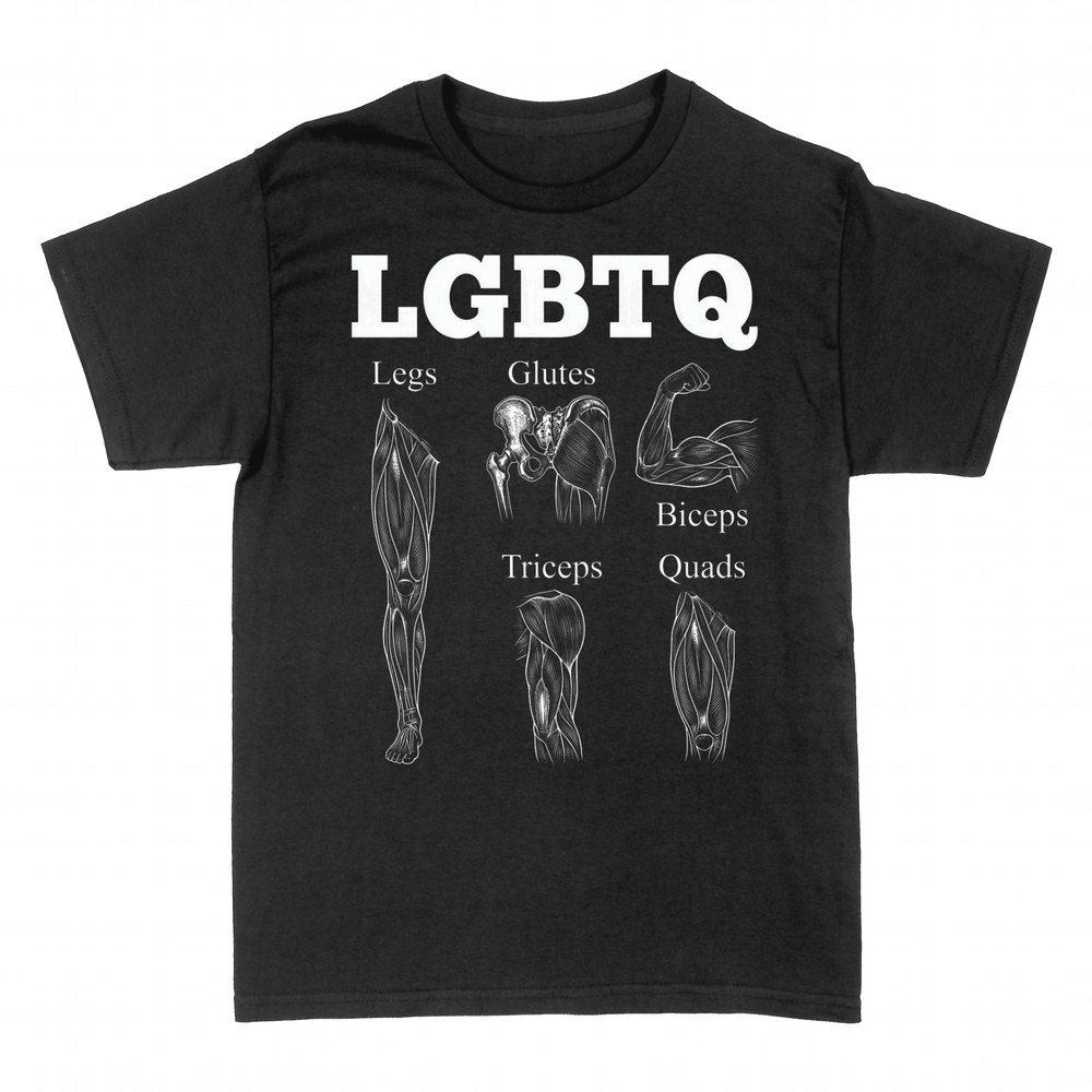T-shirts: LGBTQ muscu : acronyme muscles