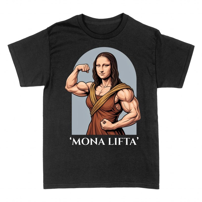 T-shirts: Joconde muscl&eacute;e 'Mona Lifta'
