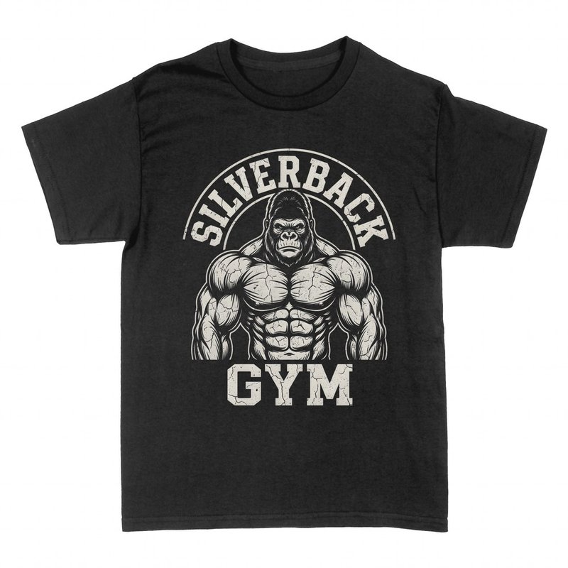 T-shirts: Silverback Gym gorille muscl&eacute;