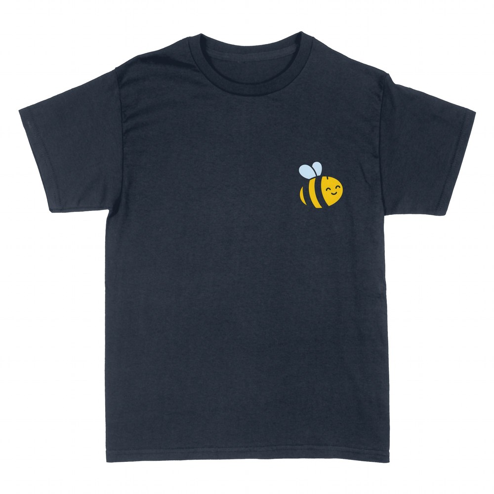 T-shirts: Let it bee avec abeille souriante
