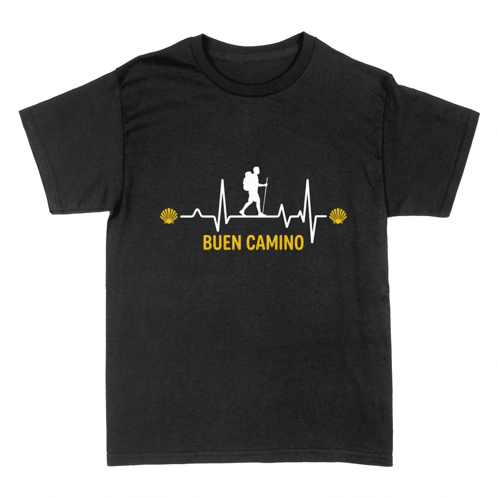 T-shirts: Buen Camino battement p&egrave;lerin coquille