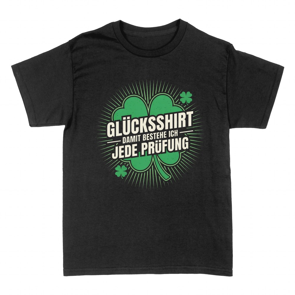 T-shirts: Tr&egrave;fle porte-bonheur des examens