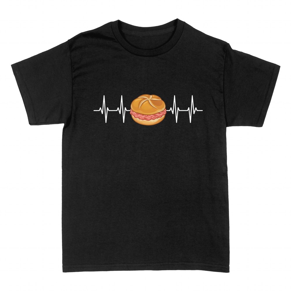 T-shirts: Petit Pain de Viande Hach&eacute;e avec Battement