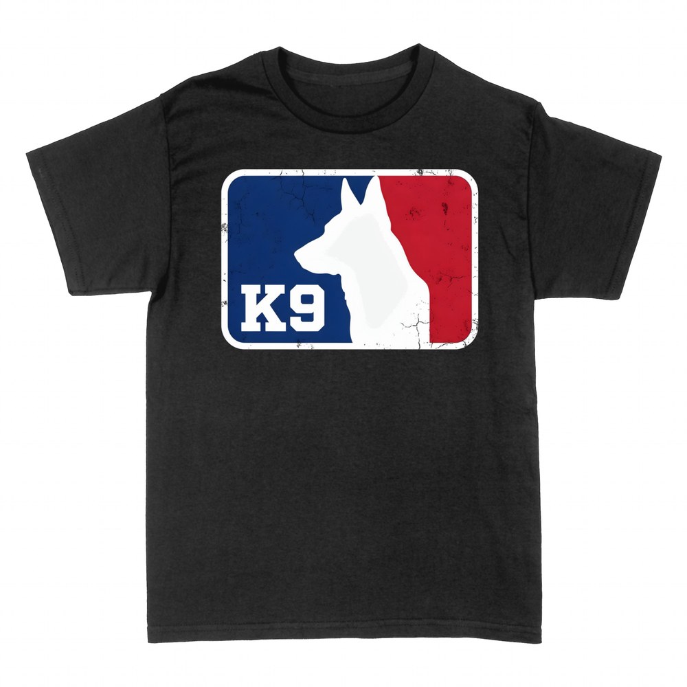 T-shirts: Berger allemand K9 embl&egrave;me sportif