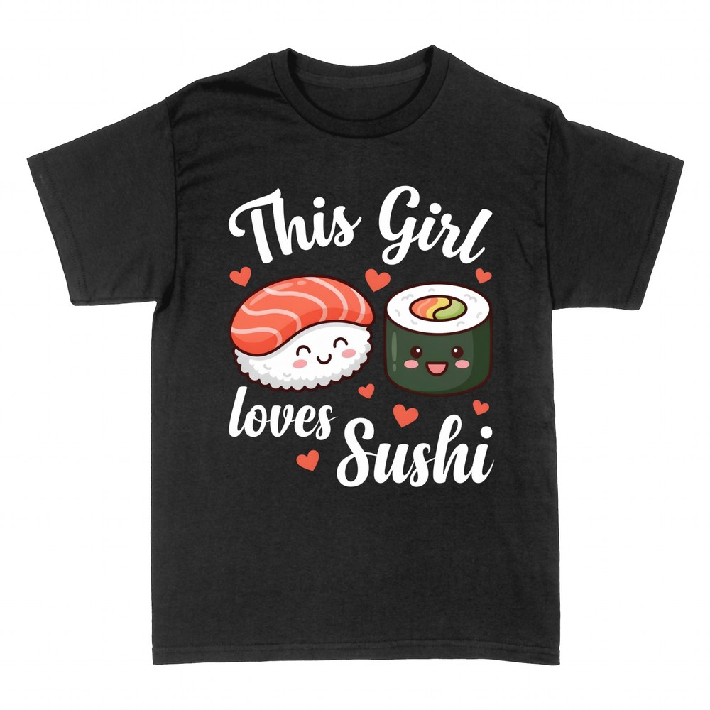 T-shirts: Cette fille adore les sushis kawaii