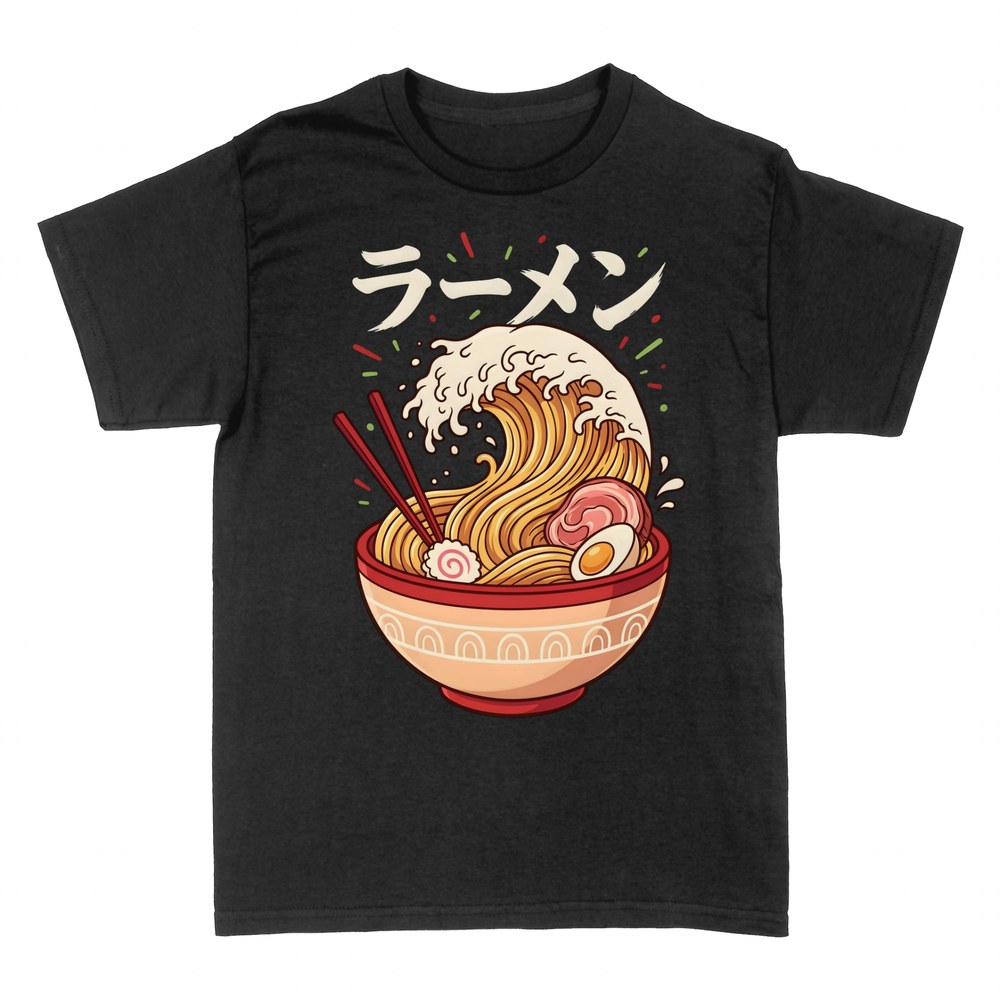 T-shirts: Ramen vague de Kanagawa et baguettes