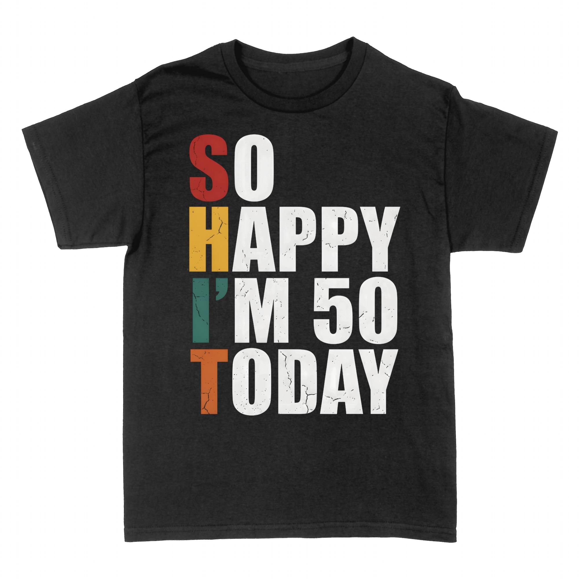 T-shirts: Acrostiche cach&eacute; anniversaire 50 ans