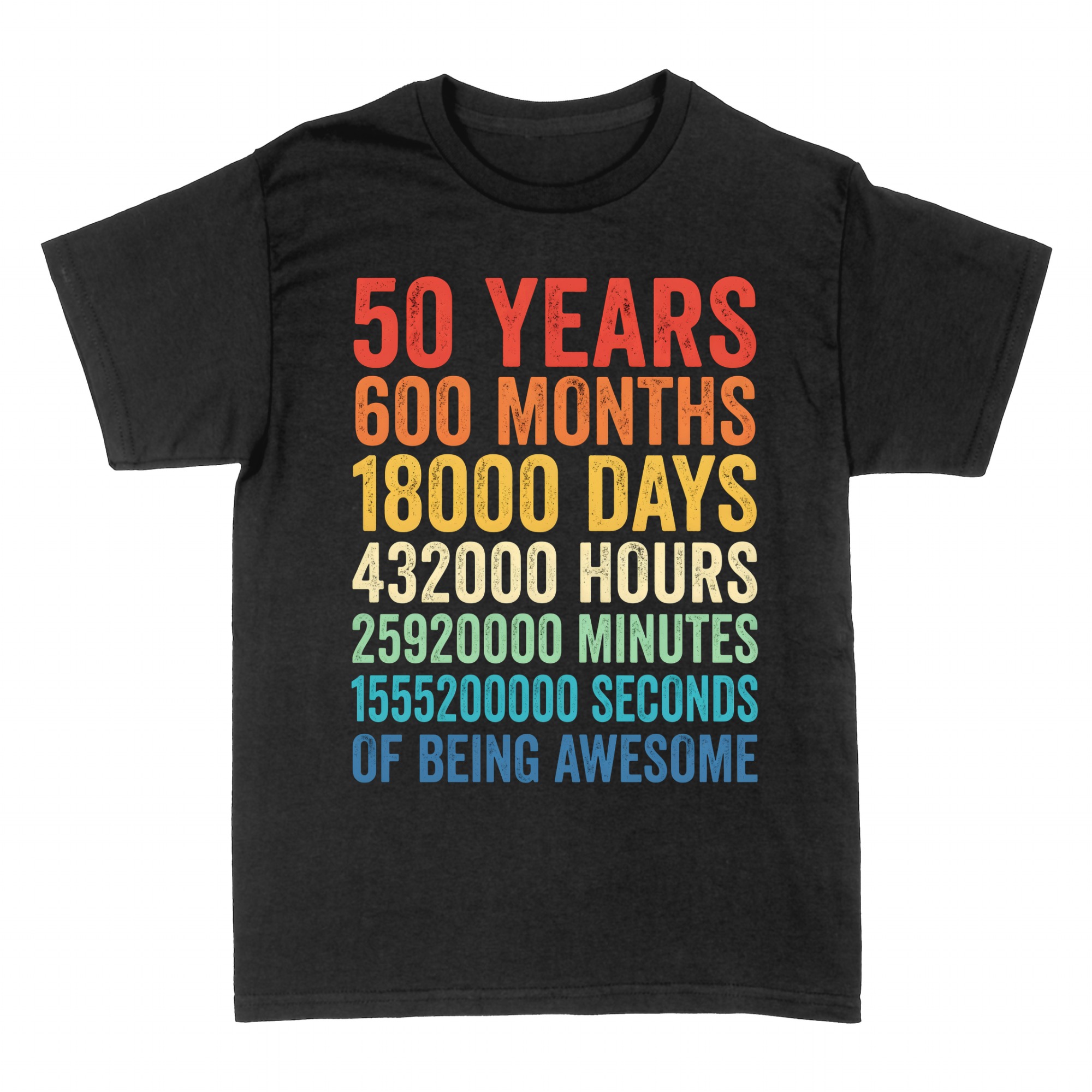 T-shirts: 50 ans &agrave; &ecirc;tre g&eacute;nial