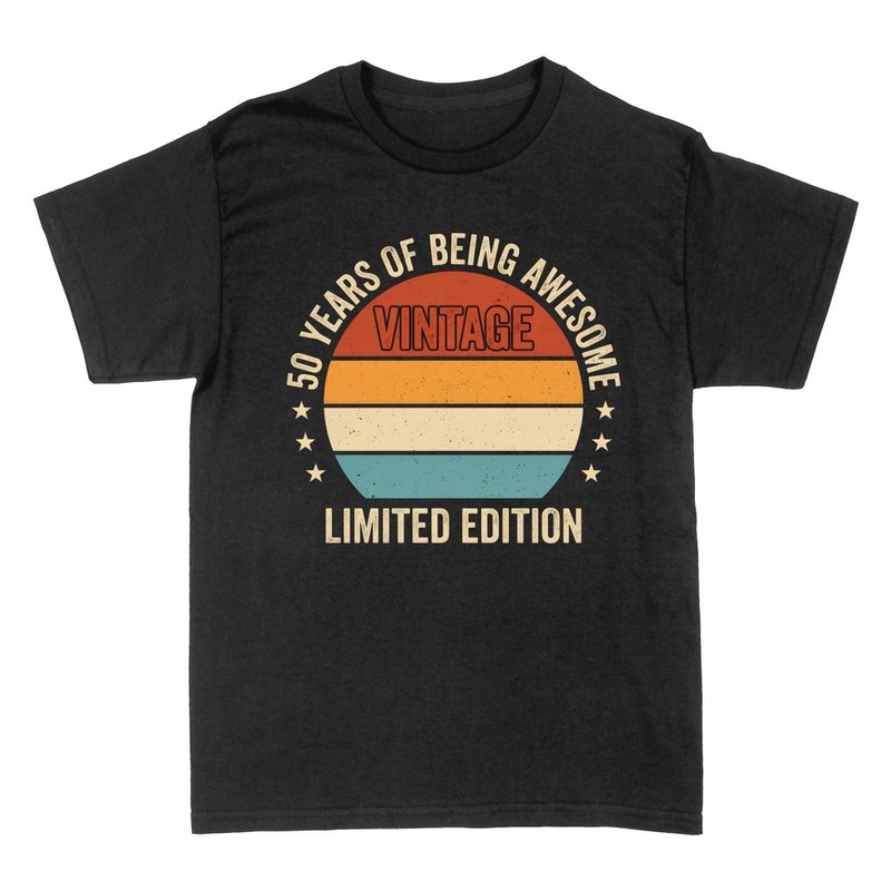 T-shirts: 50 ans de pure l&eacute;gende, soleil r&eacute;tro