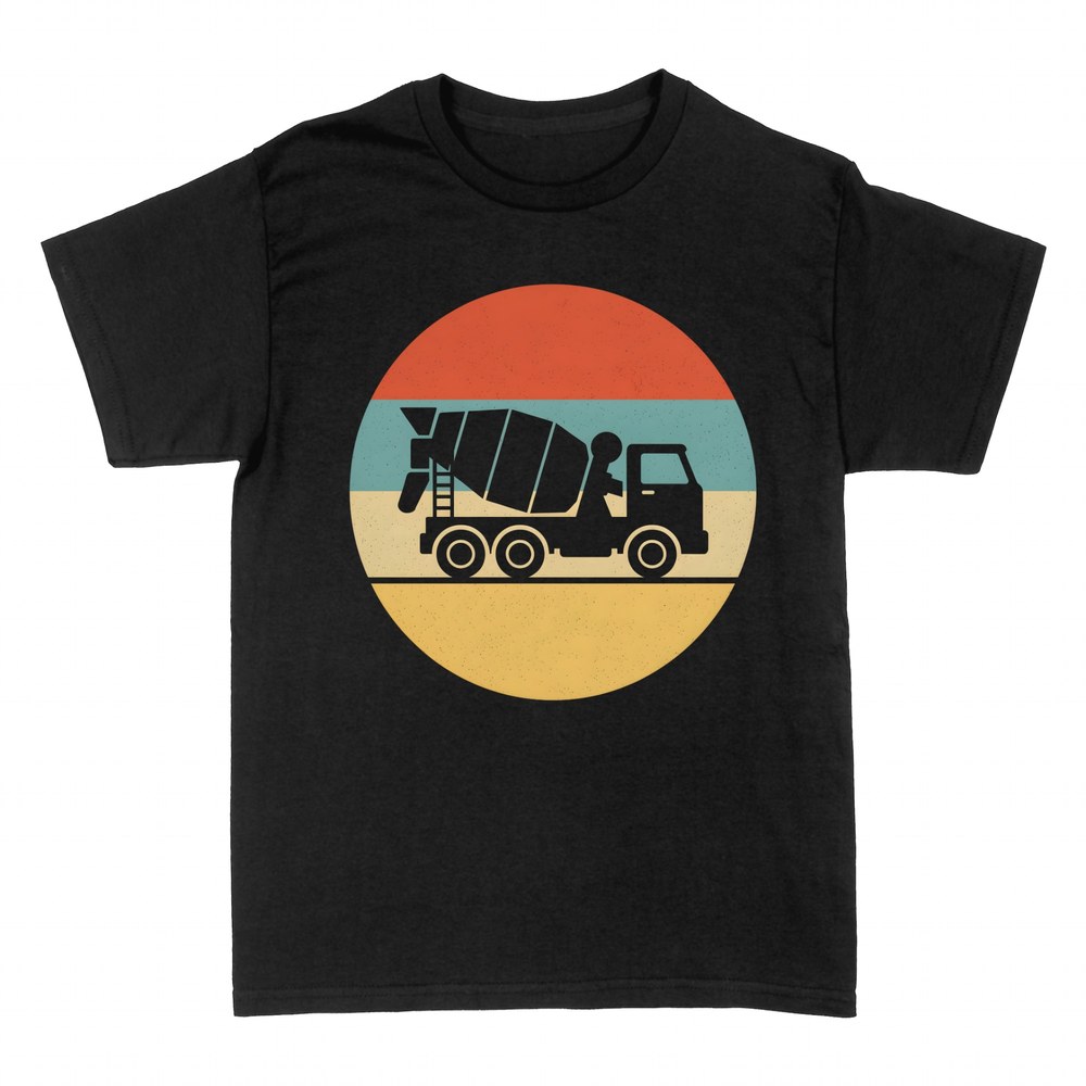 T-shirts: Camion toupie b&eacute;ton r&eacute;tro