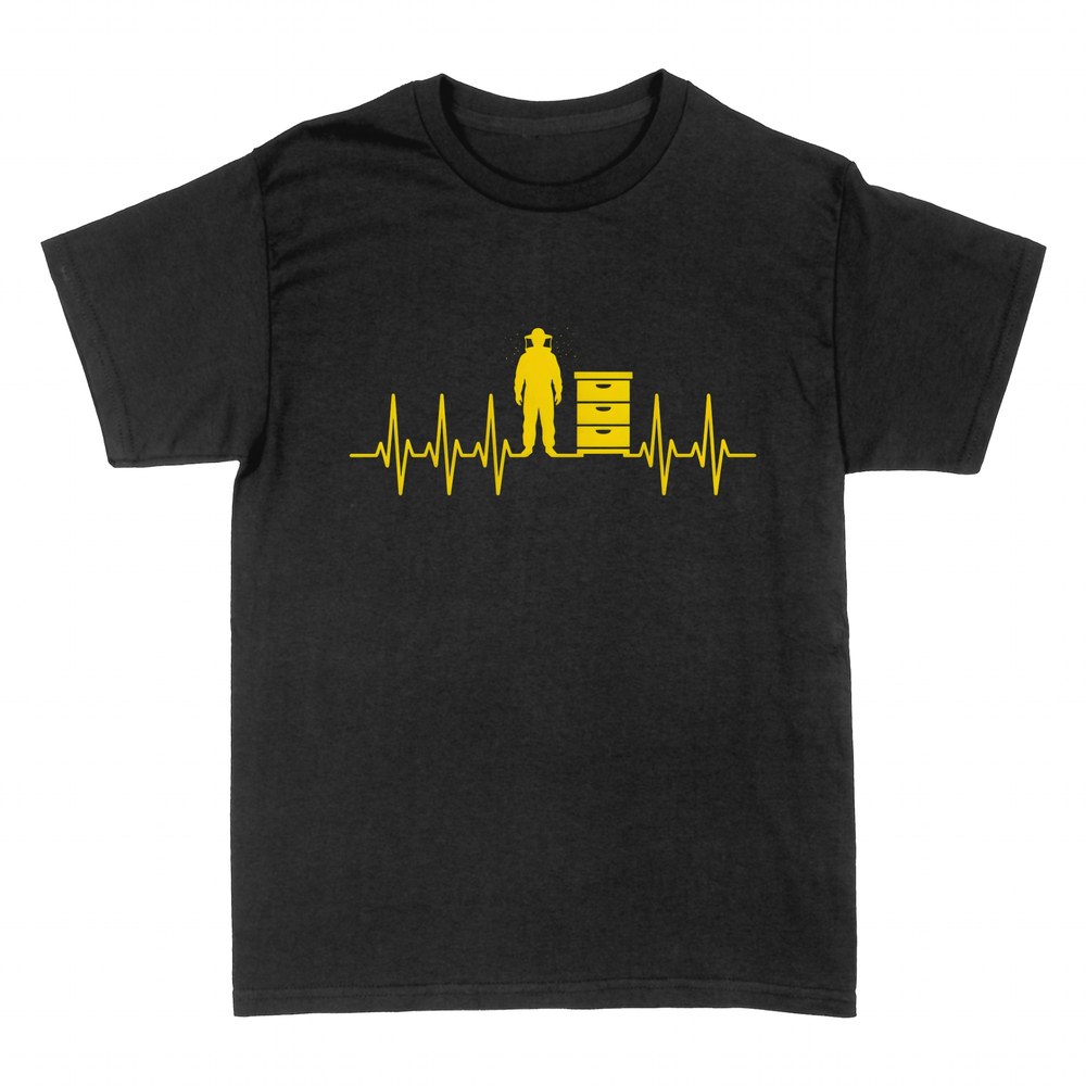 T-shirts: Apiculteur avec ruche et battement