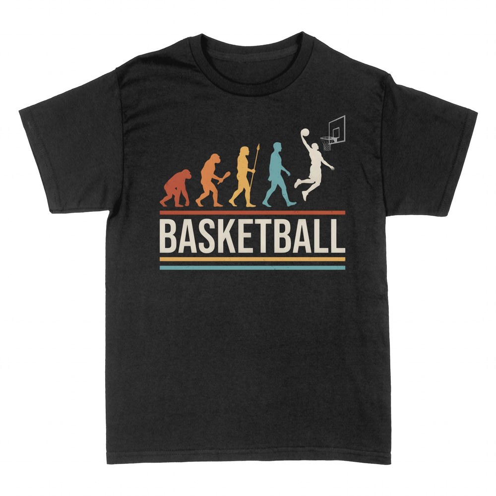 T-shirts: &Eacute;volution du basket, du singe au dunk