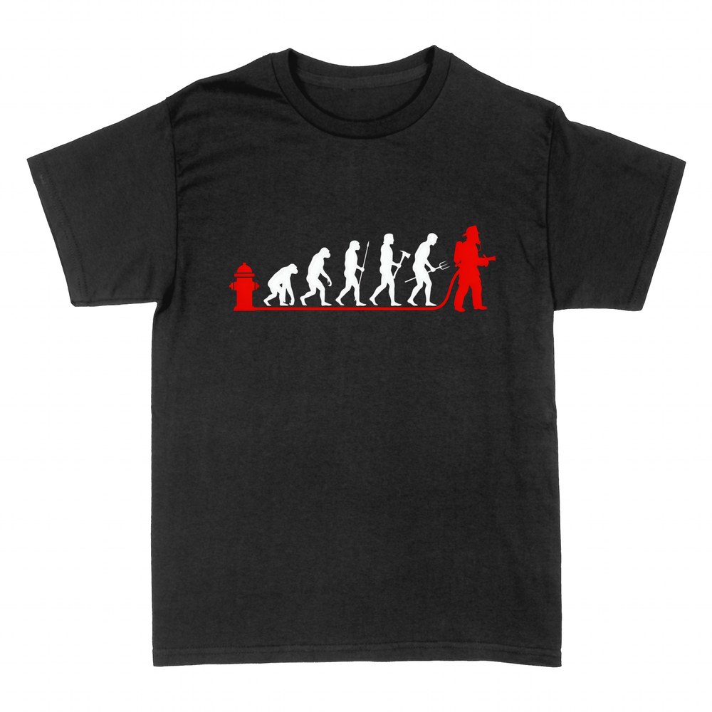 T-shirts: &Eacute;volution du pompier &agrave; la lance