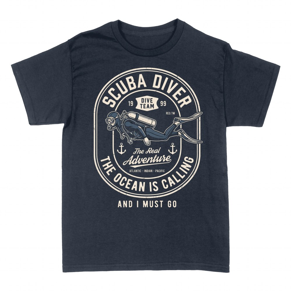 T-shirts: Plongeur l'oc&eacute;an m'appelle