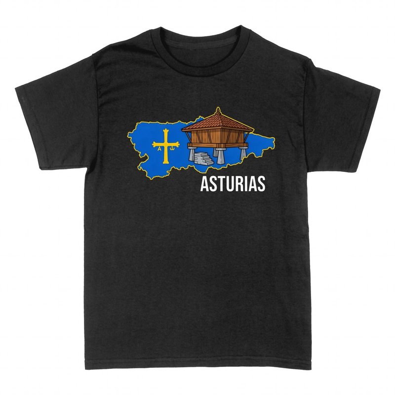 T-shirts: Asturies horreo et Croix de la Victoire