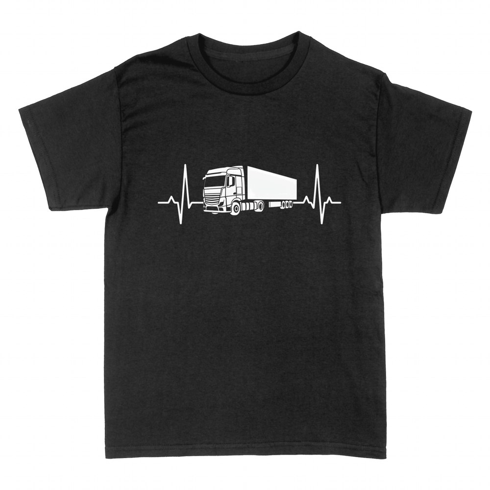 T-shirts: Camion battement de c&oelig;ur routier