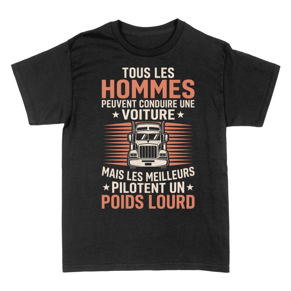 T-shirts: Les meilleurs pilotent un poids lourd