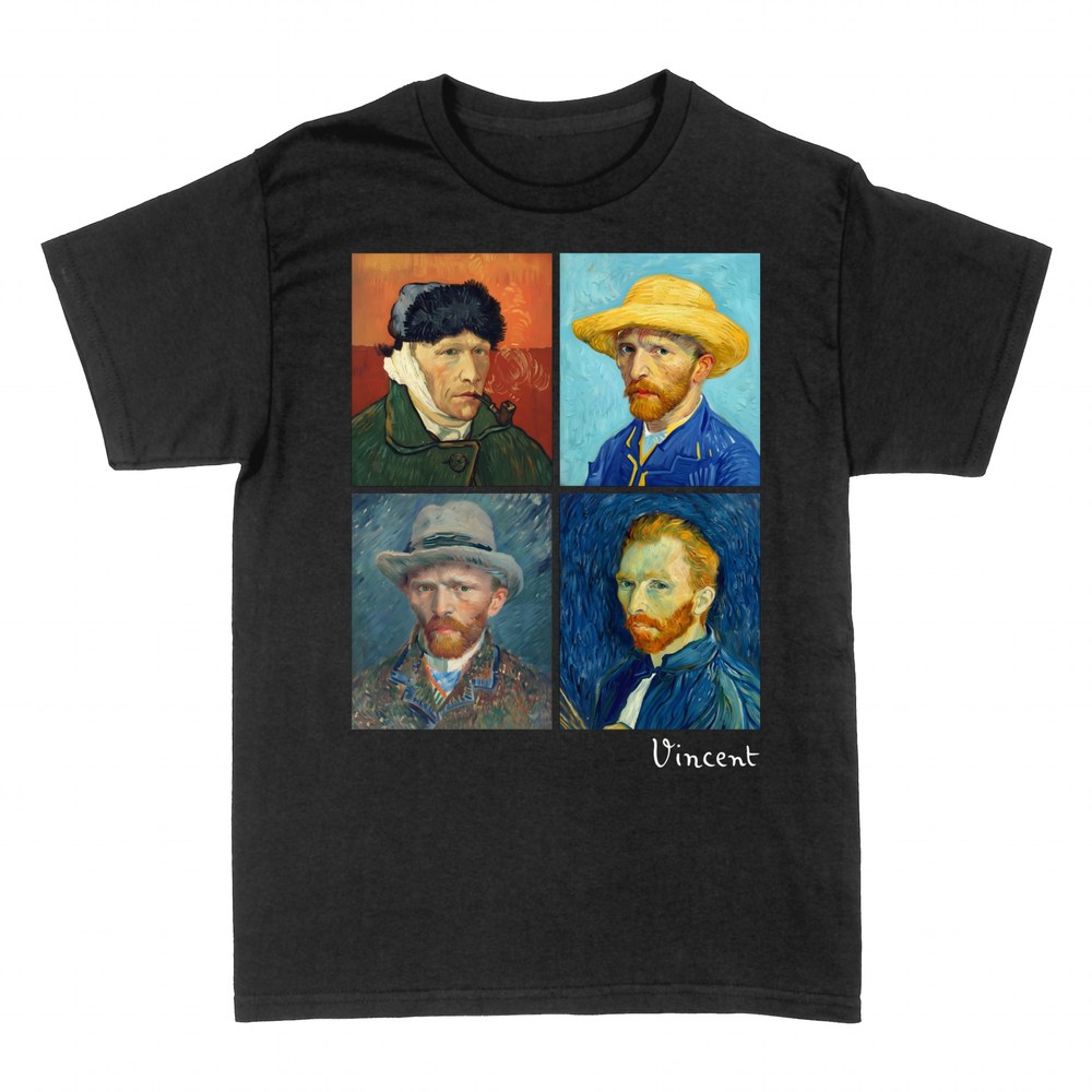 T-shirts: Quatre autoportraits de Van Gogh