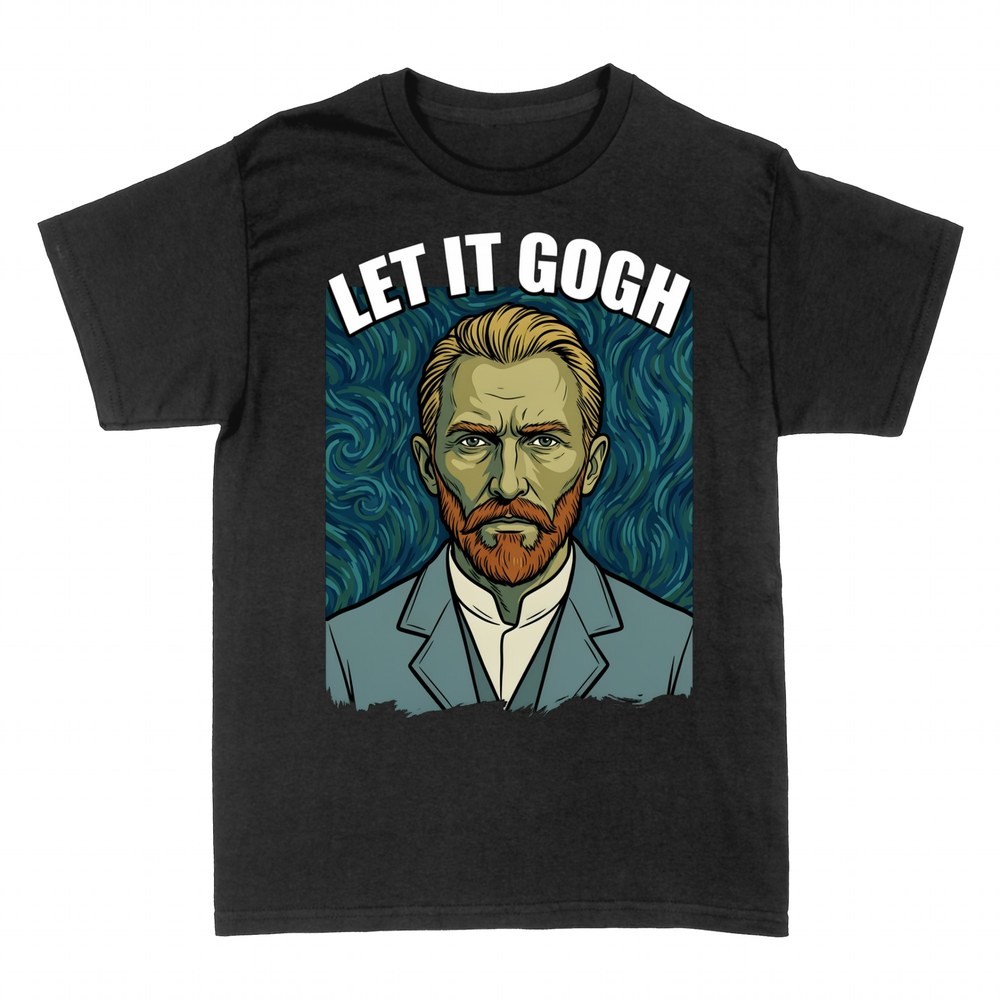 T-shirts: Van Gogh Let It Gogh, jeu de mots