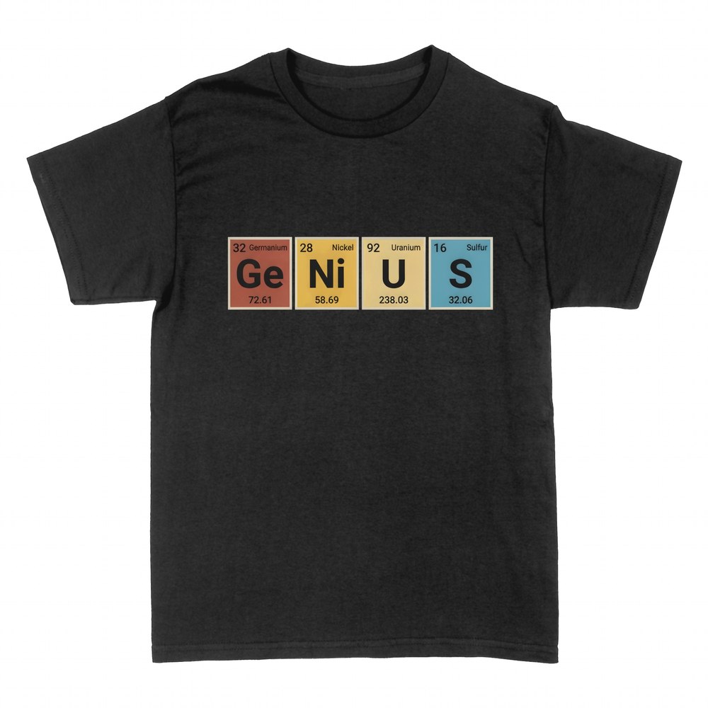 T-shirts: Genius en tableau p&eacute;riodique