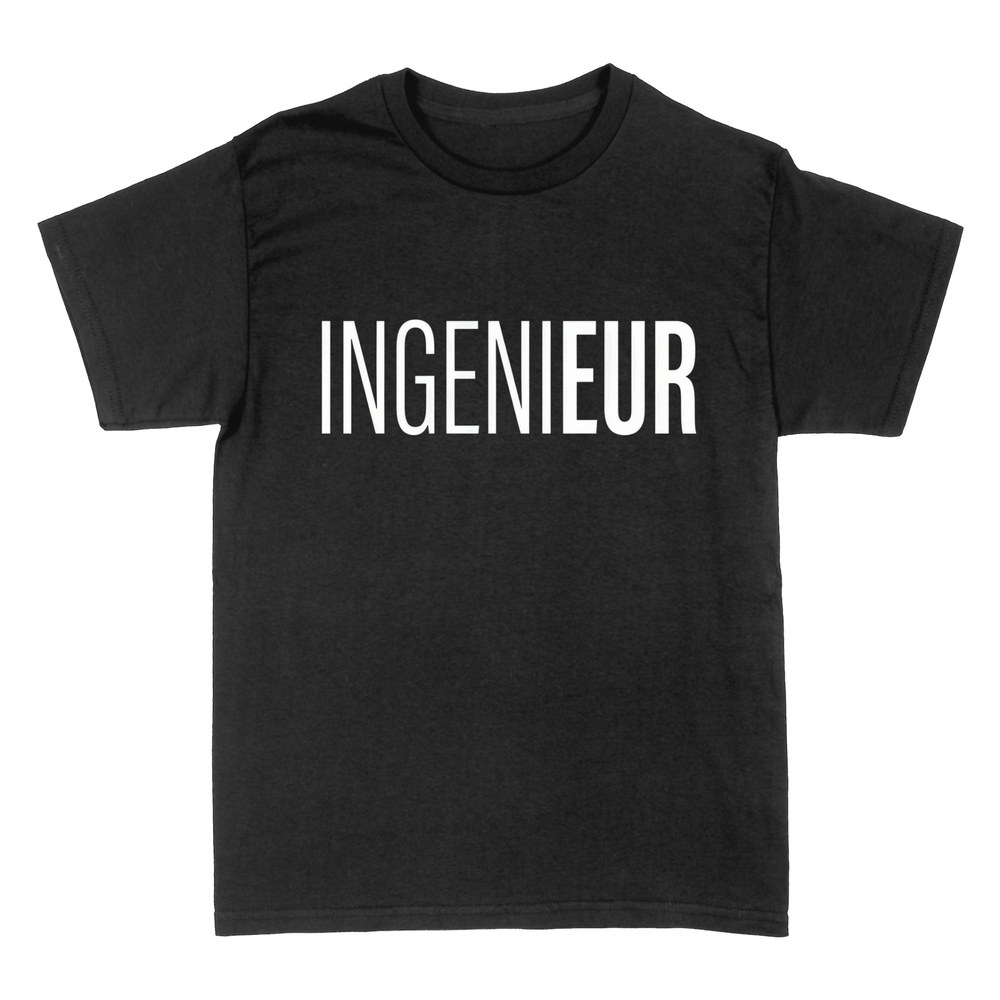 T-shirts: Ing&eacute;nieur en lettres capitales