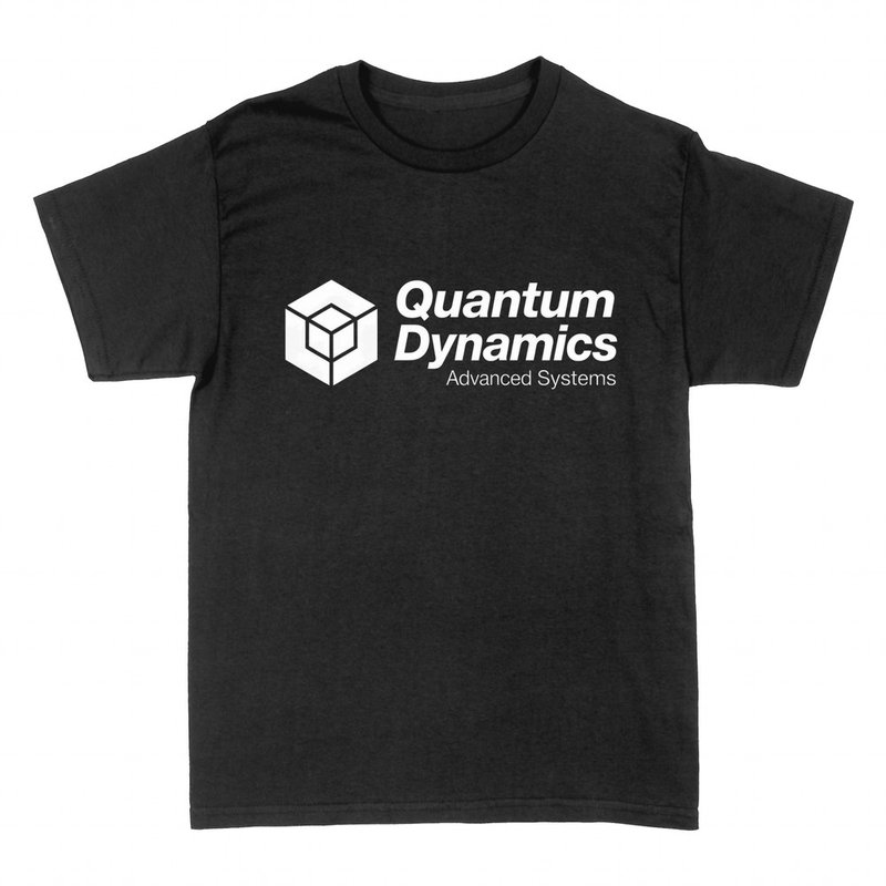 T-shirts: Quantum Dynamics, logo tech fictif