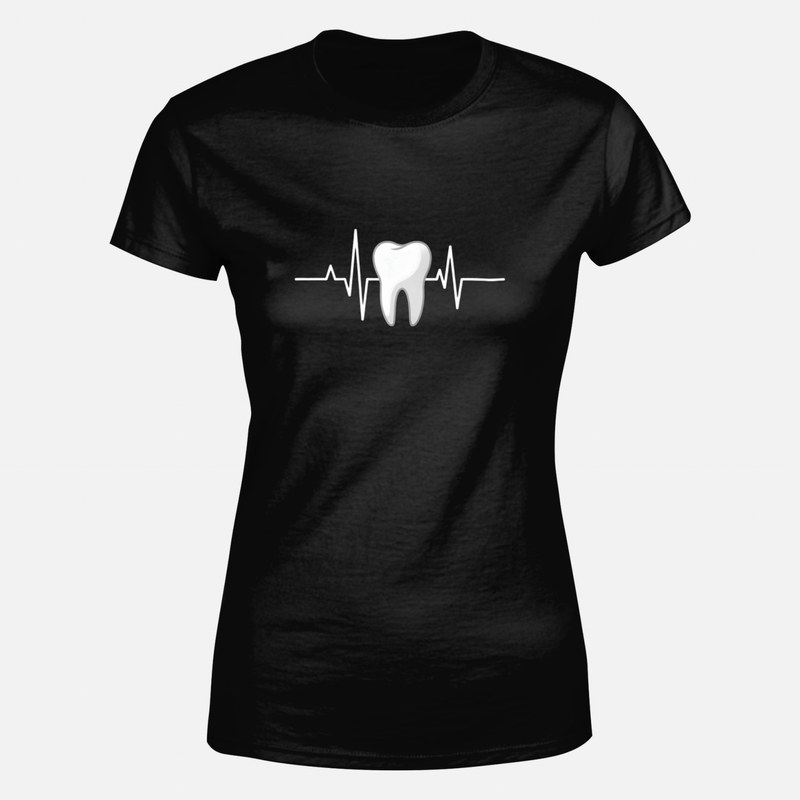 T-shirts: Dent avec Ligne de Battement