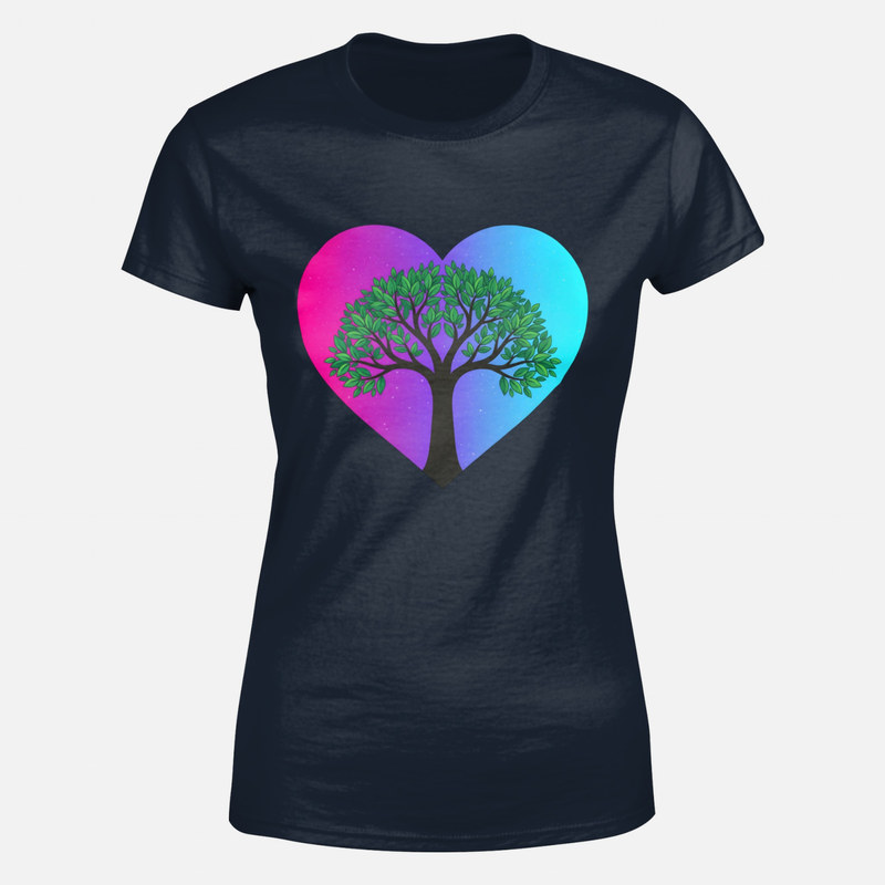 T-shirts: Arbre de vie dans un c&oelig;ur