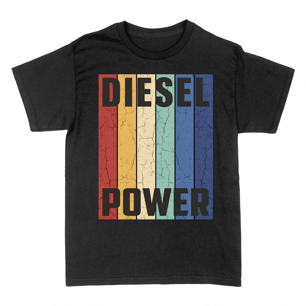 T-shirts: Diesel Power rayures r&eacute;tro