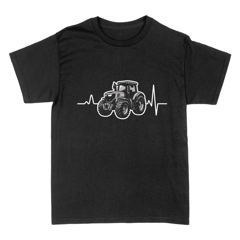T-shirts: Battement de C&oelig;ur Tracteur ECG