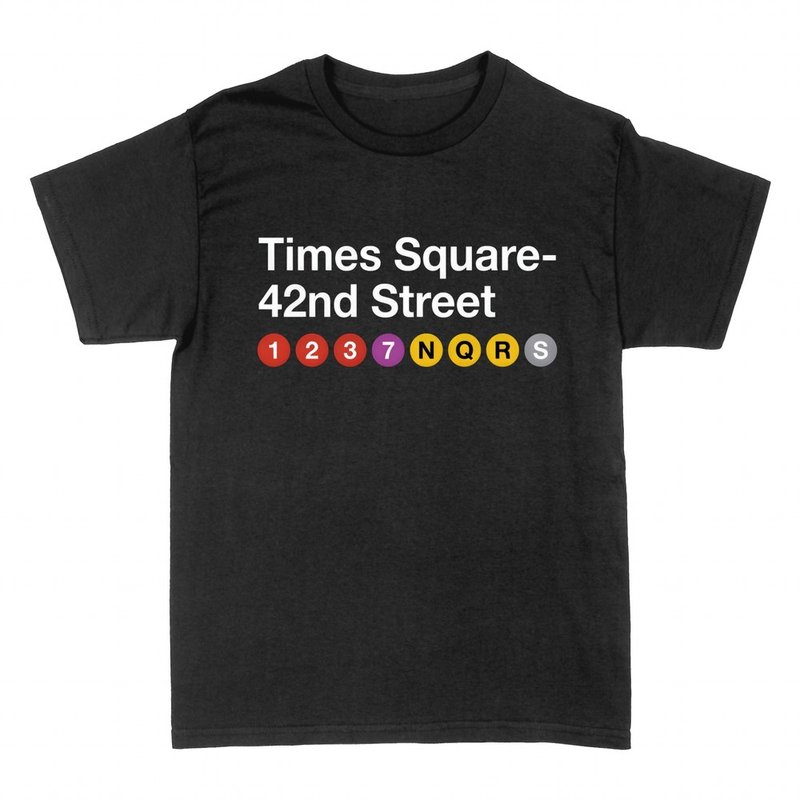 T-shirts: Panneau metro Times Square NYC