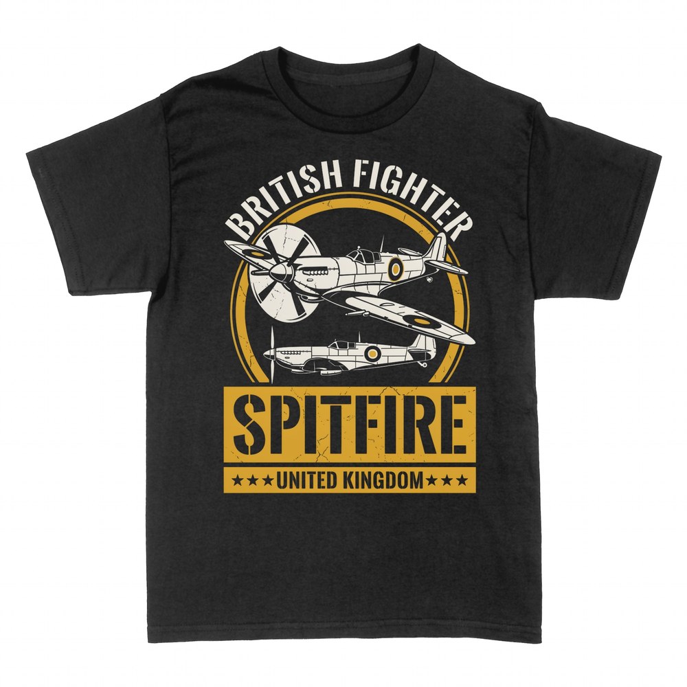 T-shirts: Spitfire chasseur britannique RAF
