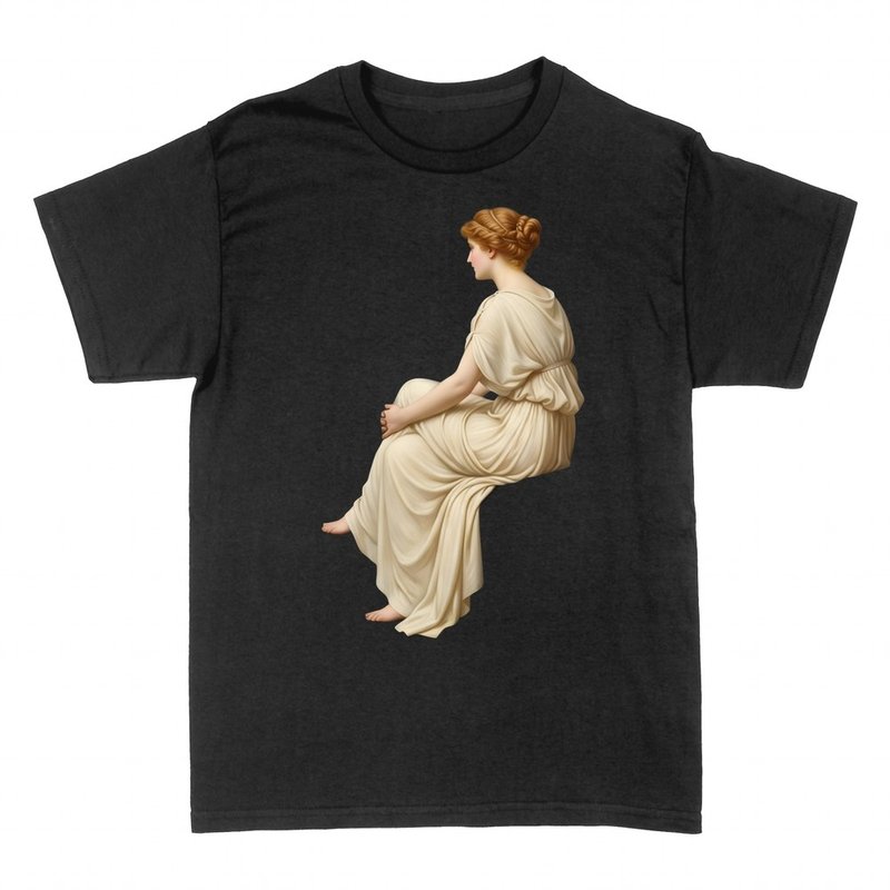T-shirts: Femme assise en toge grecque
