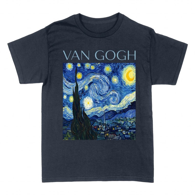 T-shirts: Van Gogh La Nuit &eacute;toil&eacute;e