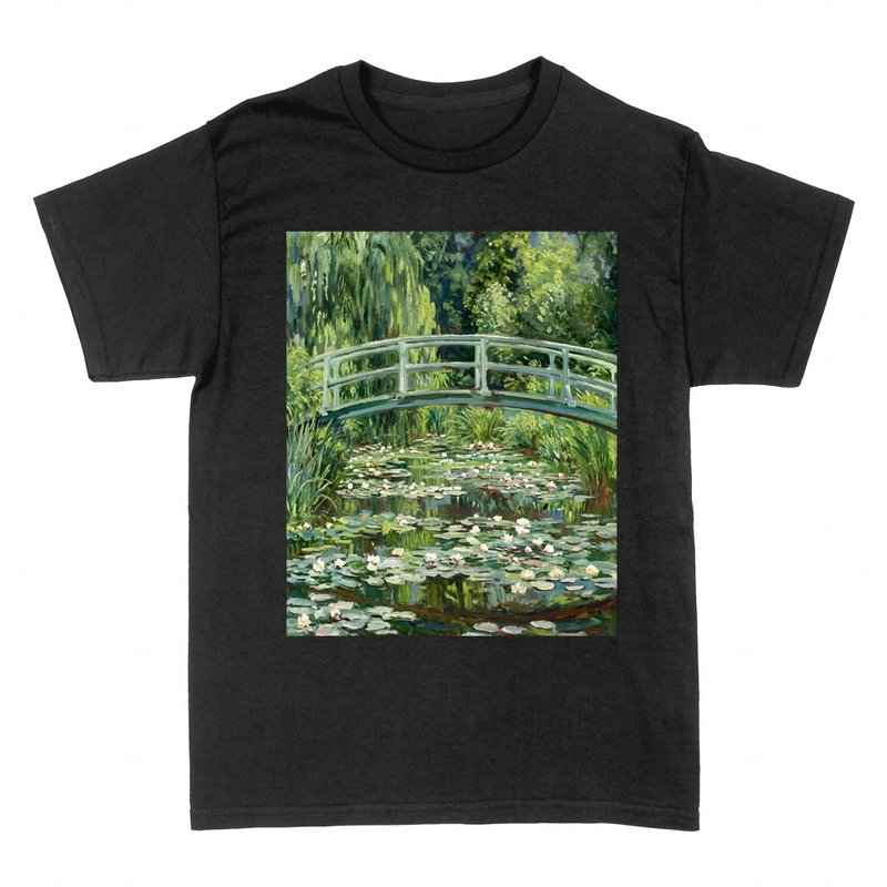 T-shirts: Pont japonais et nymph&eacute;as de Monet