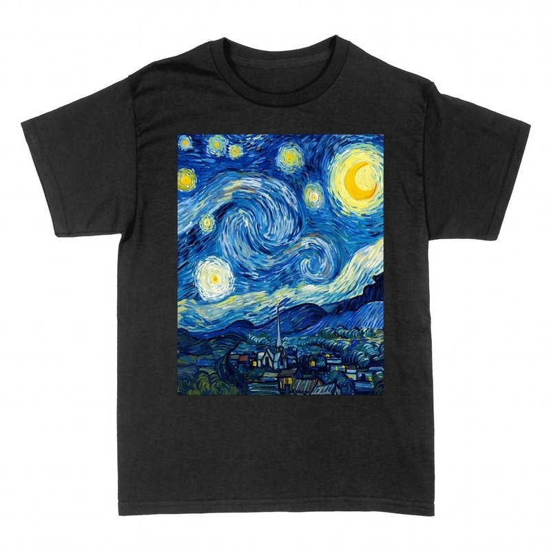 T-shirts: La Nuit &eacute;toil&eacute;e de Van Gogh