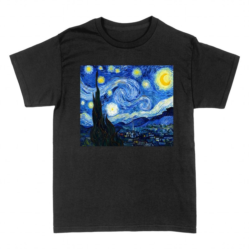 T-shirts: La Nuit &eacute;toil&eacute;e de Van Gogh