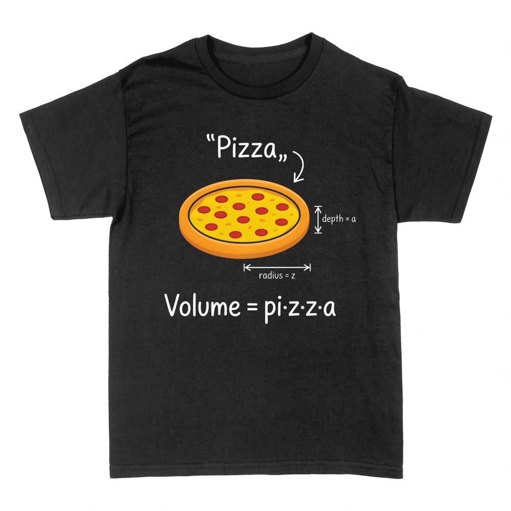 T-shirts: Formule du volume de la pizza, pi&middot;z&middot;z&middot;a
