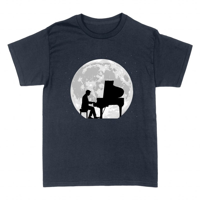 T-shirts: Pianiste au clair de lune