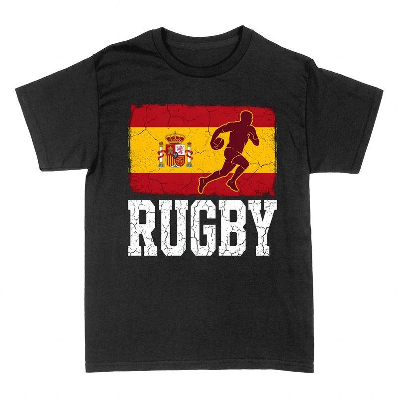 T-shirts: Rugby Espagne avec joueur
