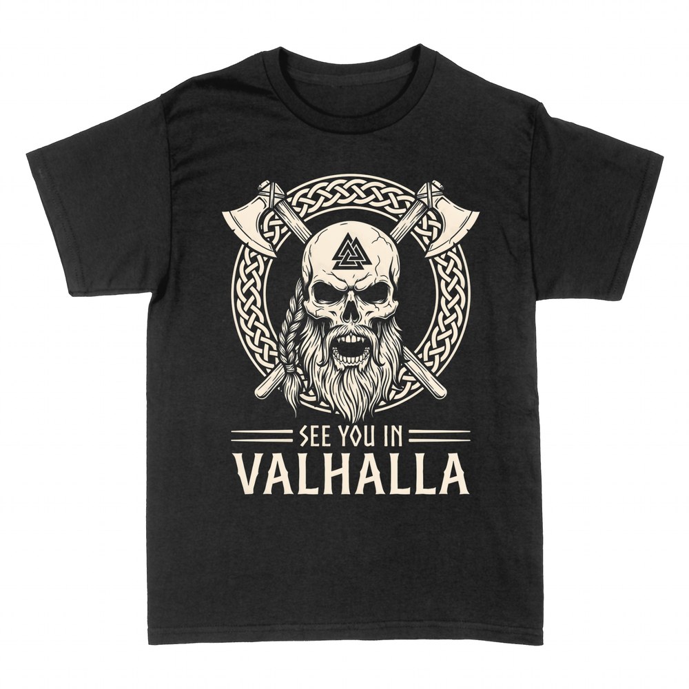 T-shirts: Cr&acirc;ne viking rendez-vous au Valhalla