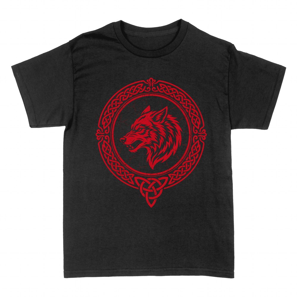 T-shirts: Loup viking, noeud celtique, triquetra