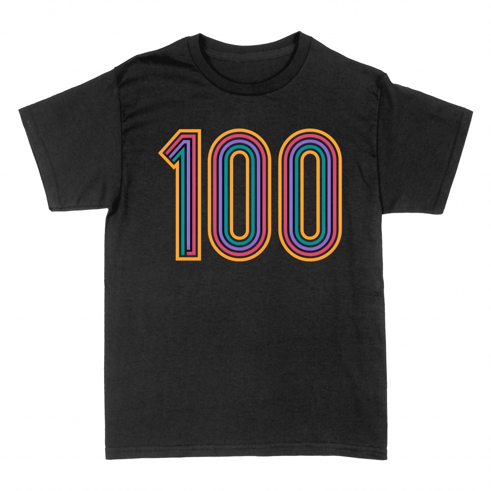 T-shirts: 100 r&eacute;tro multicolore anniversaire