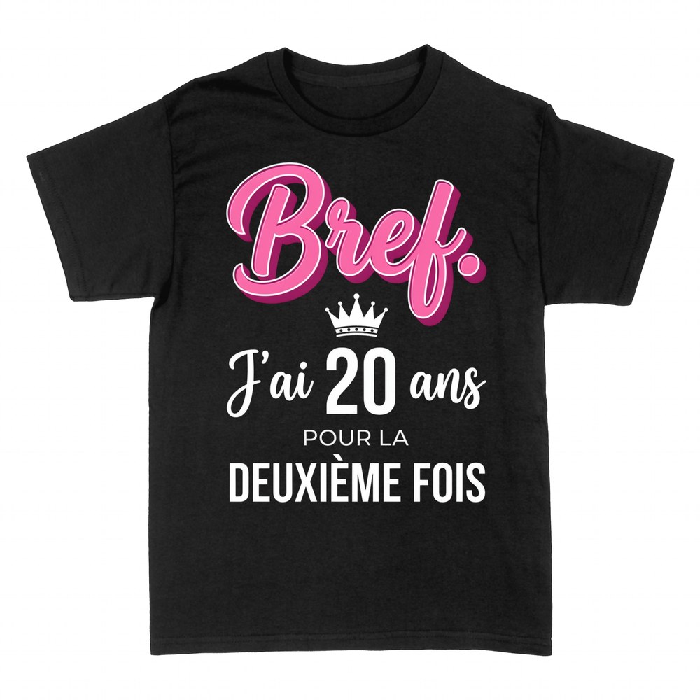 T-shirts: 60 ans : para&icirc;t 30, se sent 21, agit 9