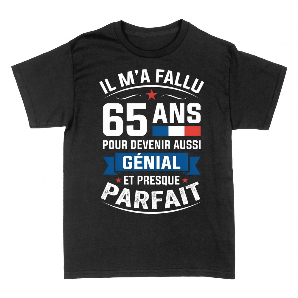 T-shirts: 80 ans pour devenir g&eacute;nial et parfait