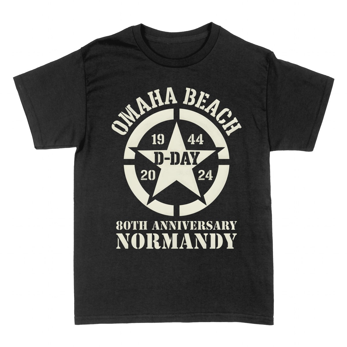 T-shirts: D-Day 80e Anniversaire Omaha Beach Normandie