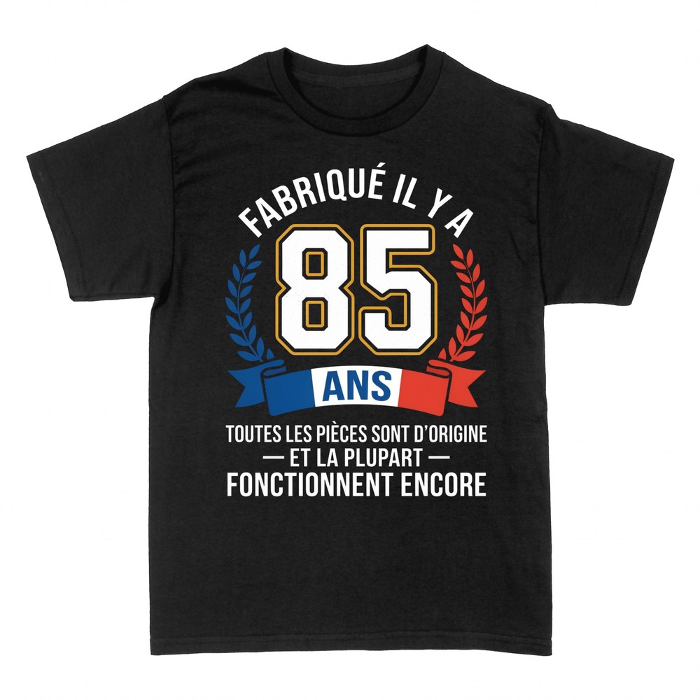 T-shirts: Fabriqu&eacute; il y a 85 ans, pi&egrave;ces d'origine